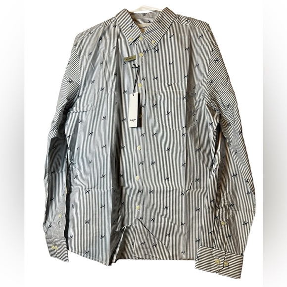 Goodfellow & Co Button Down Long Sleeve Dog Print Shirt - Picture 4 of 4